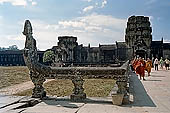 Angkor Wat temple, the fourth enclosure, the west gopura 